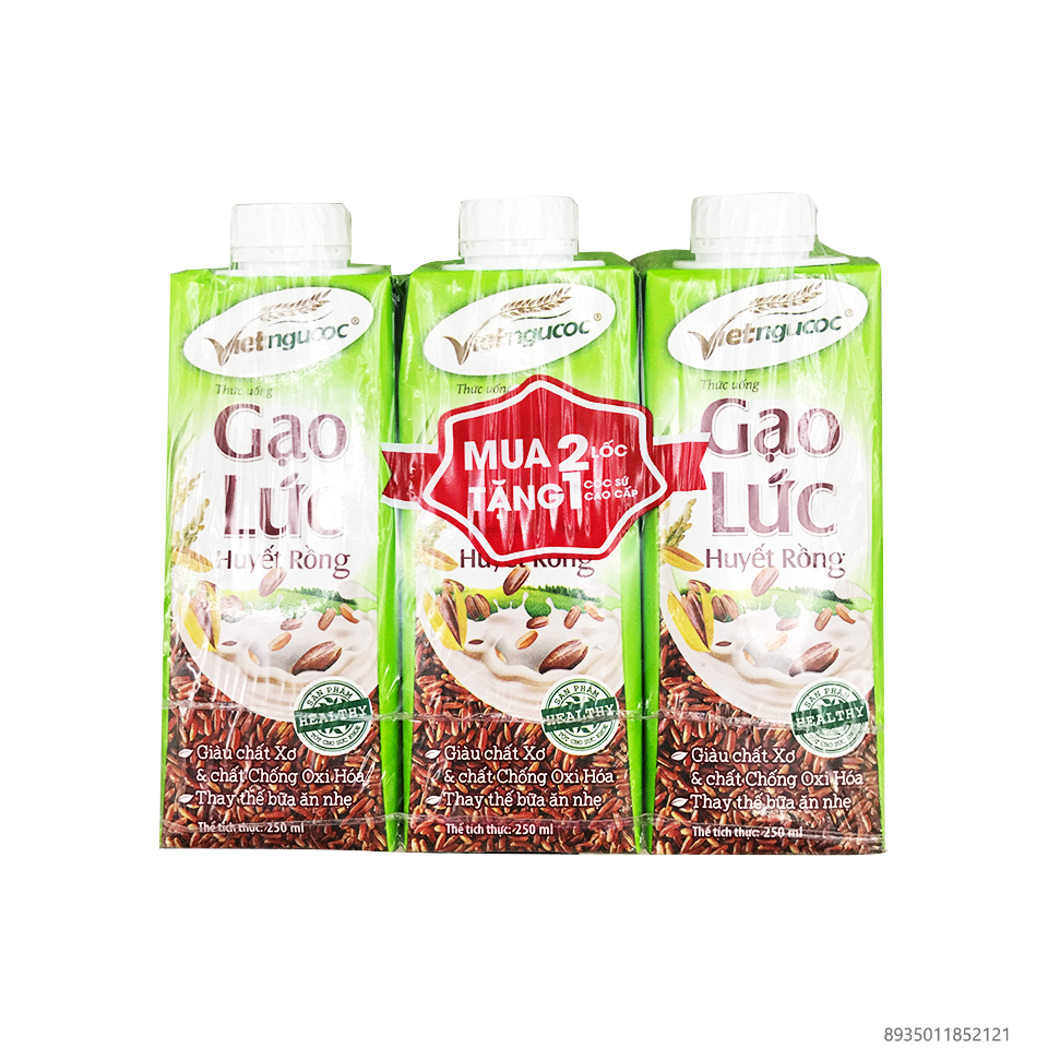 Gạo Lứt Huyết Rồng Việt Đài 250ml